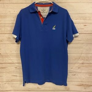 Nautica Men’s polo,Size Medium slim fit,blue
